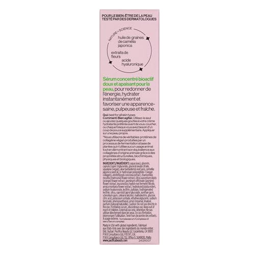 Pacifica Beauty Vegan Collagen Complex Serum, Hyaluronic Acid, Hydrating & Moisturizing for Aging and Dry Skin, 100% Vegan & Cruelty Free, Sulfate, Silicone + Paraben Free
