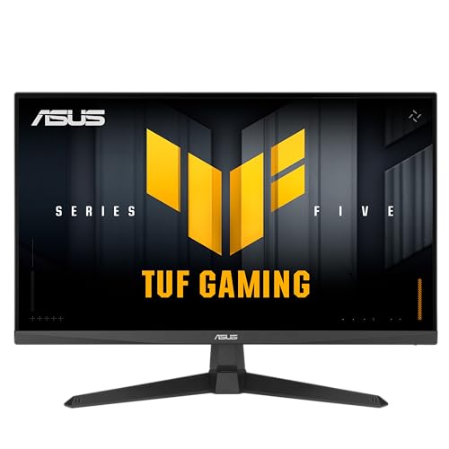 ASUS TUF Gaming Monitor 27" 1080P Series 5 (VG279Q5A) Panel Fast-IPS Full HD, 200 Hz, 0,3 ms, Compatible con G-Sync®, AMD FreeSync™ Premium, ELMB Sync, 99% sRGB, DisplayWidget Center, IA para Juegos.