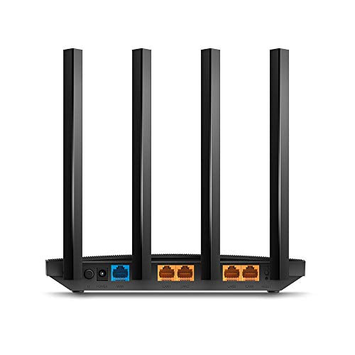 TP-LINK Archer C6, Router Wi-Fi Gigabit de Doble Banda, 1167Mbps, 4 Antenas externas
