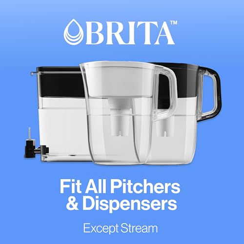 Brita Reemplazo filtros de agua para jarras, paquete de 8