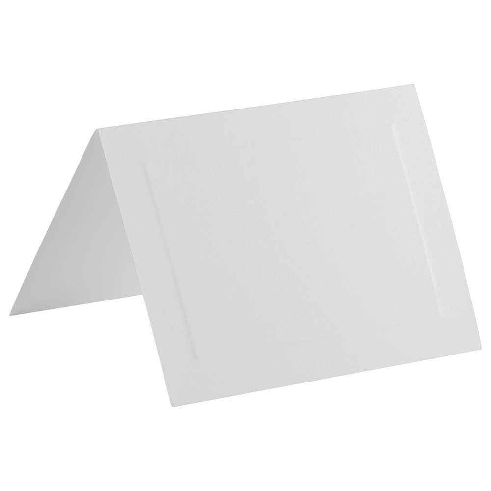 JAM Papel en Blanco Tarjetas de Foldover – 12,7 cm X 6 5/20,3 cm Color Blanco Panel – 100/Pack