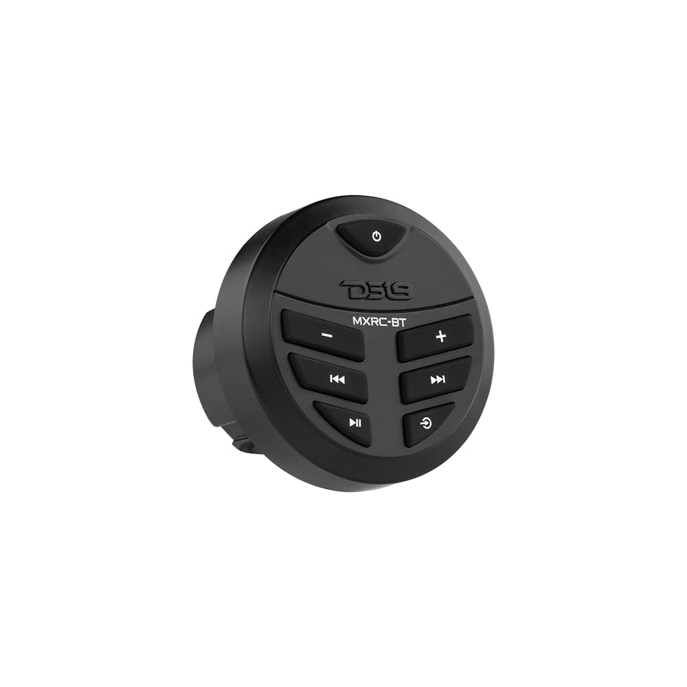 DS18 MXRC-BT Receptor marino resistente al clima, receptor de audio con transmisión Bluetooth, impermeable, universal, con controlador - Bluetooth, AUX, puerto USB (funciona con Android e iPhone)