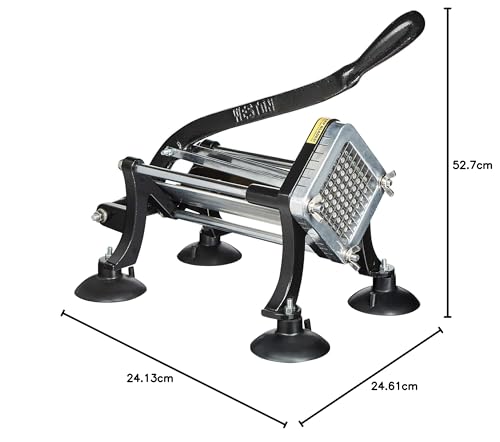 Cortador Profesional Weston Acero Inoxidable para Verduras y Papas Fritas