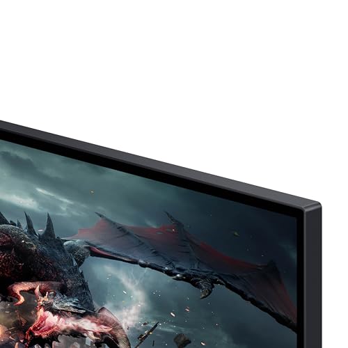 Samsung - Monitor de Juegos Compatible con G-Sync Odyssey G50D de 32 Pulgadas QHD Fast IPS de 1 ms, VESA DisplayHDR 400, 180Hz, AMD FreeSync, Soporte Ajustable, Modo Protector de Ojos, LS32DG502ENXZA