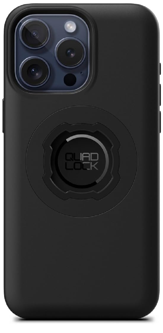 Funda iPhone 15 Pro Max Quad Lock MAG negro