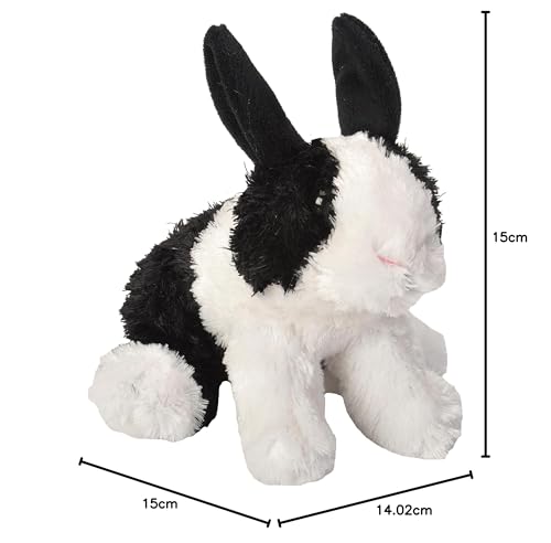 Peluche Conejo Wild Republic Gris Hug’Ems 7" para Niños