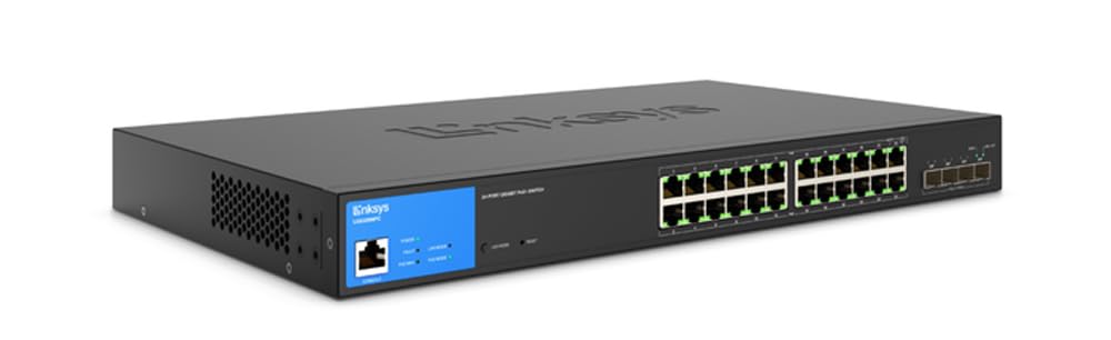 Linksys Switch 24 PTOS ADMINISTRABLE PoE+ GE 4 10G SFP+410W(LGS328MPC)