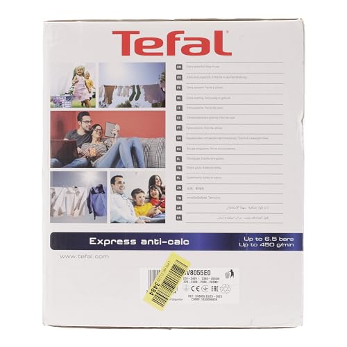 Estación de Planchado de Vapor Tefal Express Anti-Calc Negro Blanco 2800 W 1.8 L