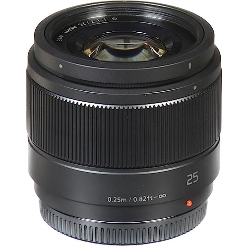 Lente Panasonic Lumix G 25mm F1.7 Asph Micro Four Thirds Negro