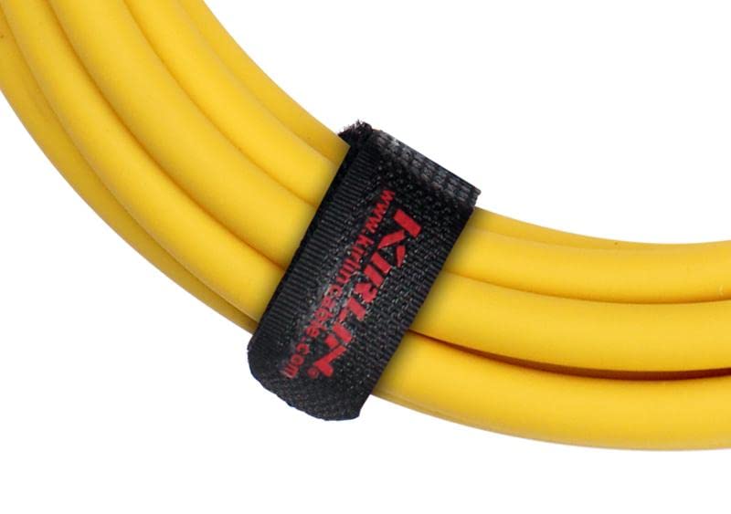 Cable para instrumento Kirlin profesional, 10 metros plug 1/4 escuadra, LGI202 colores (Amarillo)