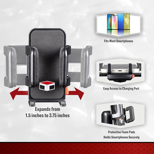 Custom Accessories Tuff Tech Cradle - Soporte Universal para teléfono de Coche