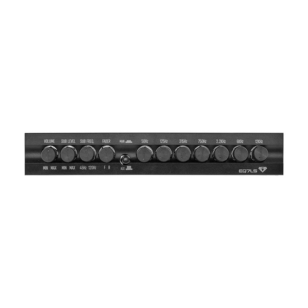 BLACK DIAMOND EQ7LS: Ecualizador gráfico de 7 Bandas con sección de Control de subwoofer