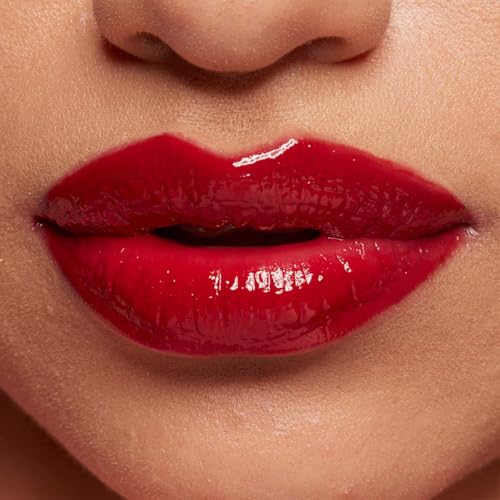 NYX Professional Makeup, LIP IV Gloss Serum Hidratante, Tono: Crnbry Splash. Tinta de Labios hidratante con alto pigmento infusionado con agua de coco y magnesio. Fórmula vegana.