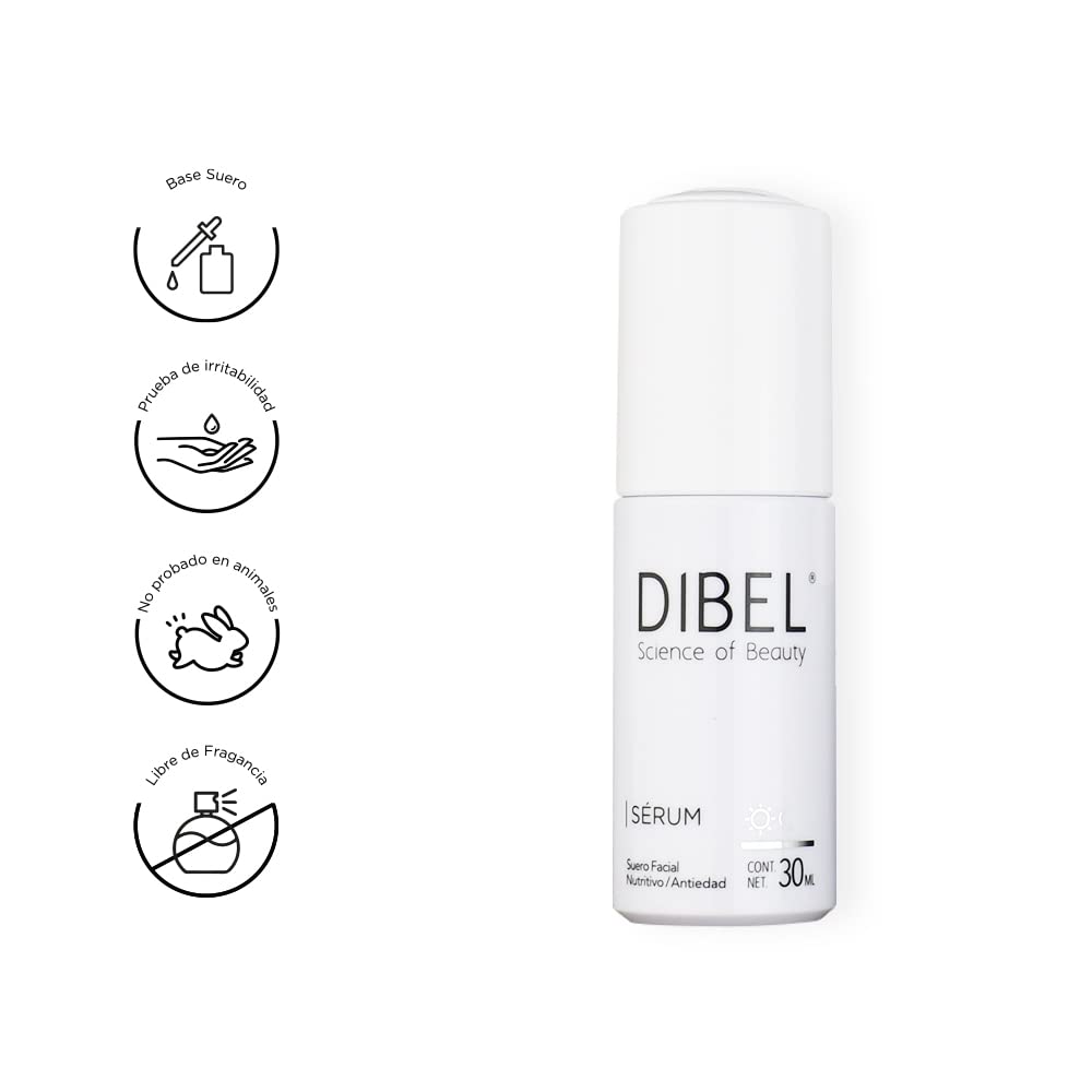 Reve Dermatologique | Dibel Serum Luminiscente – Suero Facial Nutritivo - nutre e hidrata profundamente la piel del rostro - mitiga la aparición de arrugas y signos de envejecimiento – 30 ml