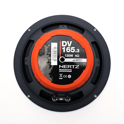Hertz Audio - Sistema de altavoces por componentes DSK 165.3 de 6-1/2 pulgadas y 2 vías de la serie Dieci (DSK165.3)