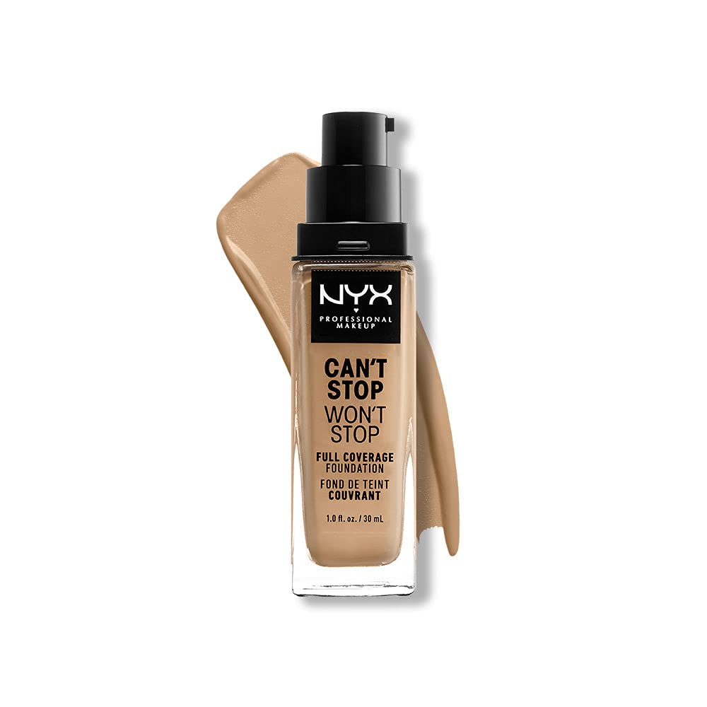 NYX Professional Makeup, Can´t Stop Won´t Stop, Base de Maquillaje, Beige