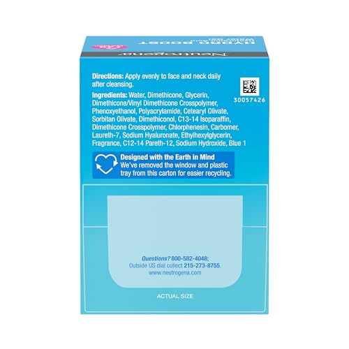 Neutrogena Hydro Boost - Hyaluronic Acid - Gel a base de Água para Piel Seca, 48g (1.7 fl. oz)