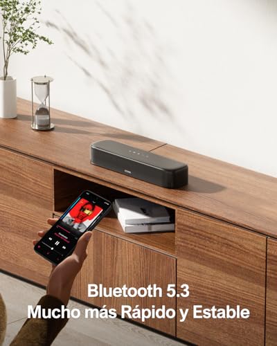 ULTIMEA 5.1ch Barra de Sonido de con Subwoofer, Sistema de Sonido Envolvente Virtual de Teatro en Casa para TV, Control de App, 2 Altavoces Envolventes, Opt/AUX, Potencia Máxima de 250W, Aura A30