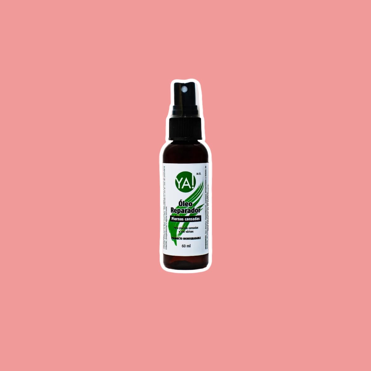 Óleo reparador piernas cansadas YA! ® 60 ml | Reduce o elimina dolores en las piernas | Biodegradable e hipoalergénico