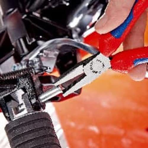 Knipex 20 01 125 Pinzas Con Bocas Planas Acabado Pavonado 125 Mm