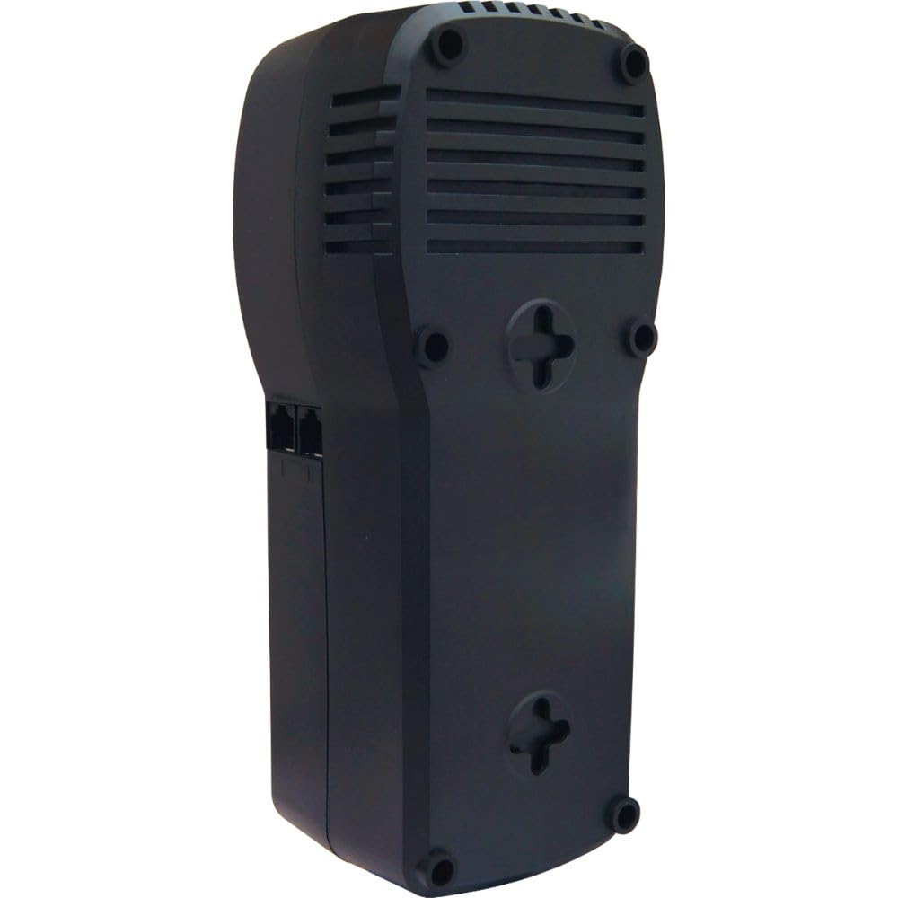 Regulador Electrónico de Voltaje VICA V2500 Negro con Supresor de Picos y Puertos RJ11 RJ45 2500 VA 1500 W