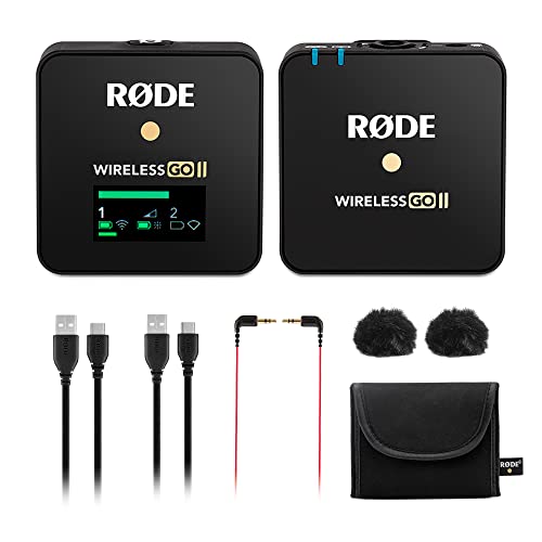 Sistema de Micrófono Inalámbrico Rode GO II de un Solo Canal