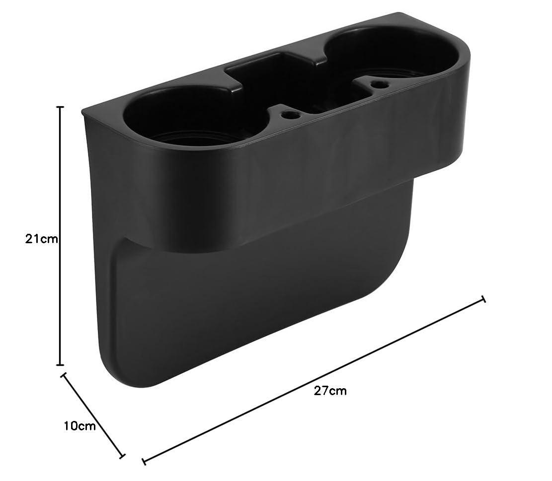 Keenso Portavasos para Auto,3 en 1 Porta Vasos para Asiento de Coche