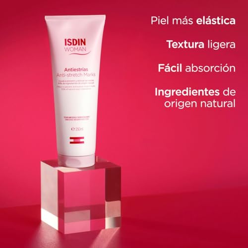 ISDIN Woman Antiestrías Crema 250ml | Previene y atenúa estrías