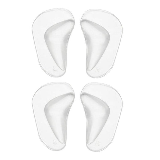 Almohadillas Ortopédicas de Silicona para Pies, Plantillas Ortopédicas, Soporte de Arco Ortopédico, Plantilla Pie Plano, Almohadillas para Plantillas de Zapatos (Transparente)
