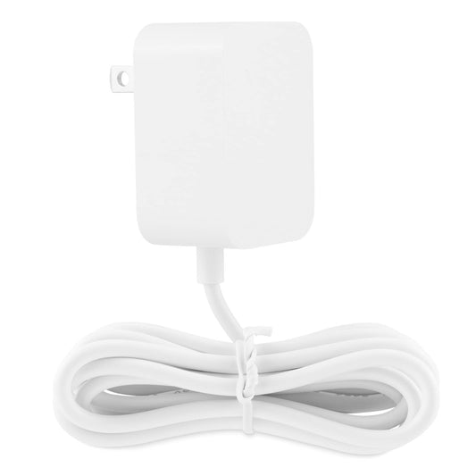 LEFXMOPHY - Cable de alimentación para monitor de bebé VTech VM901 VM919HD VM919-2HD VM819 VM819-2 de poliuretano para visualización de mano (no para unidad de bebé Cam) repuesto 5V blanco cargador UL Aadpter con cable de 5 pies