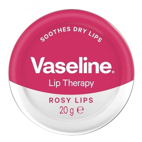 Bálsamo Labial Vaseline Rosy con Aceite de Rosa y Almendra