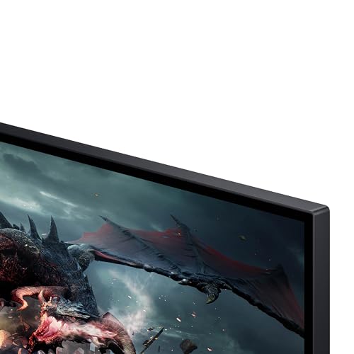 Samsung Odyssey G50D - Monitor de Juegos de 27 Pulgadas, QHD, Fast IPS, Compatible con G-Sync, 1 ms, VESA DisplayHDR 400, 180 Hz, AMD FreeSync, Base Ajustable, Modo Eye Saver, 2024