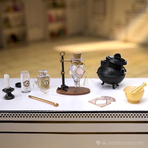Réplica Exacta MGA's Miniverse Harry Potter Clase de Pociones con Piezas y Accesorios Exclusivos para Crear y Exhibir