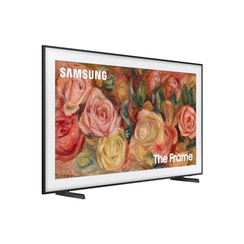 Samsung 55-Inch Class QLED 4K LS03D The Frame Series Quantum HDR Smart TV con Dolby Atmos, modo artístico, antirreflejo, marco personalizable, montaje de pared delgado con Alexa incorporado (QN55LS03D