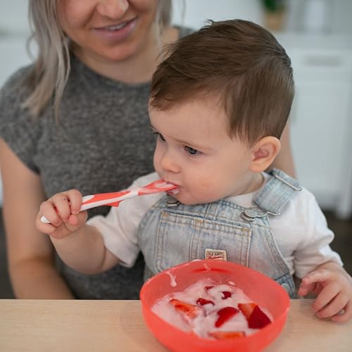 Cucharas de alimentación para niños de punta suave Dr. Brown's, 6 unidades, multicolor