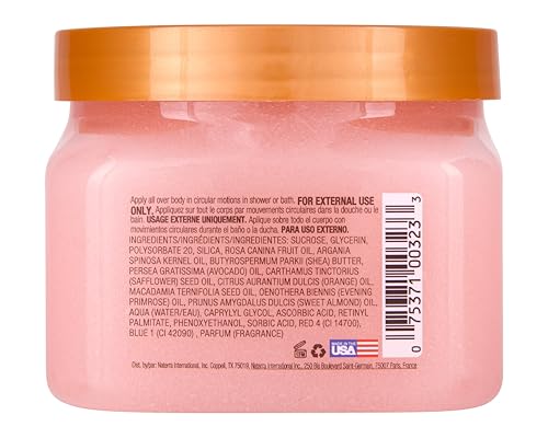 Exfoliante de Azúcar de Karité Tree Hut Rosa Marroquí Ultra Hidratante y Nutritivo para Cuidado Corporal Esencial