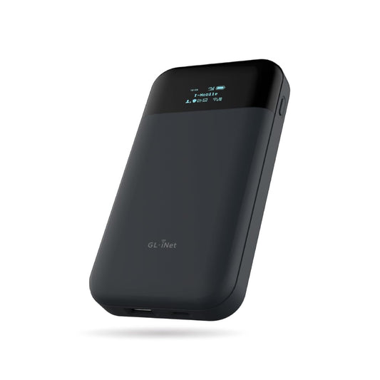 GL.iNet GL-E750V2 (MUDI) 4G LTE Punto de Acceso portátil Wi-Fi para Viajes | Dispositivo de Punto de Acceso móvil, OpenWrt, OpenVPN, WireGuard, 7000mAh, versión Global