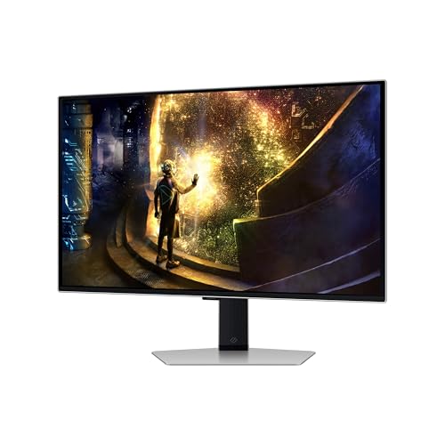 Samsung Odyssey OLED G6 (G61SD) QHD y QD-OLED 240Hz 0.03ms FreeSync Premium Pro Monitor para juegos con elegante diseño de metal, 3 años de garantía, EE. UU., LS27DG610SNXZA