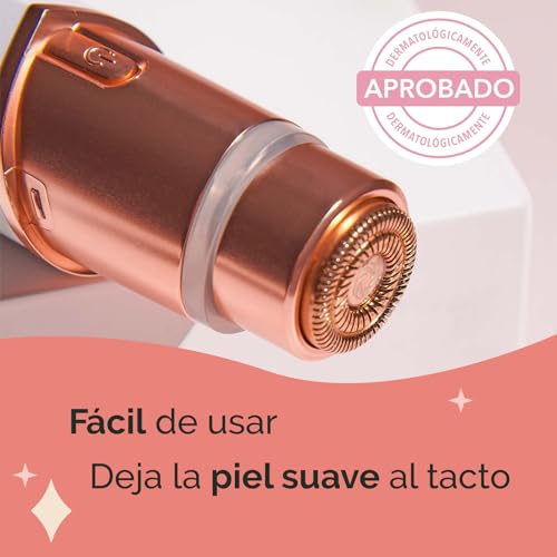 Finishing Touch Flawless Rose 4.0, Removedor De Vello Facial De Mujer, Elimina Vellos Sin Dolor Ni Irritación, 1 Pieza