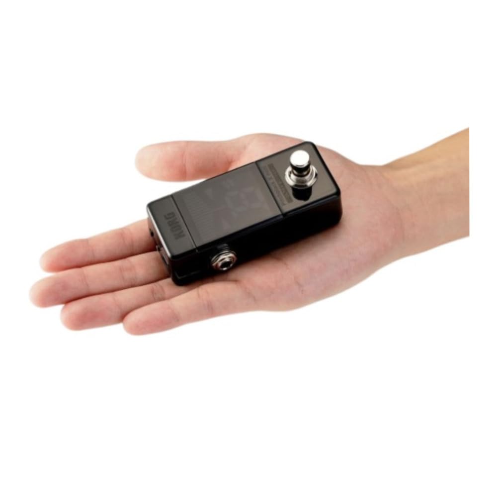 Korg Pitchblack X, afinador de pedal de guitarra de 1/4 pulgadas (PBXMINI)