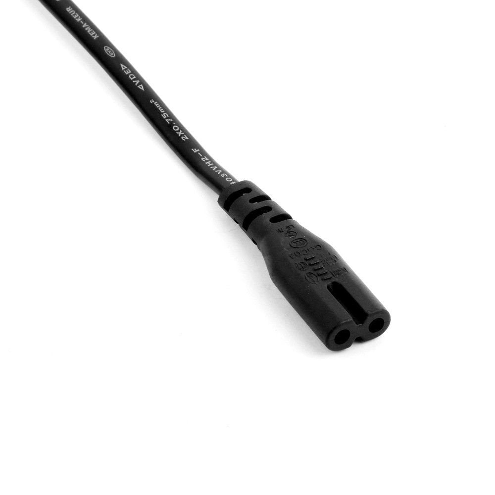 MaxLLTo Cable de alimentación de 2 clavijas para Nikon MH-25, MH-60, MH-61 (Negro, 6 pies, Hembra a hembra)