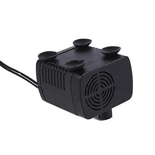 Bomba de Agua Sumergible, DC 12V Solar Bomba de Agua Amphibious Mini Sumergible Eléctrica Ultra Silencioso Bomba de Agua para Acuario Estanque Tanque de Peces