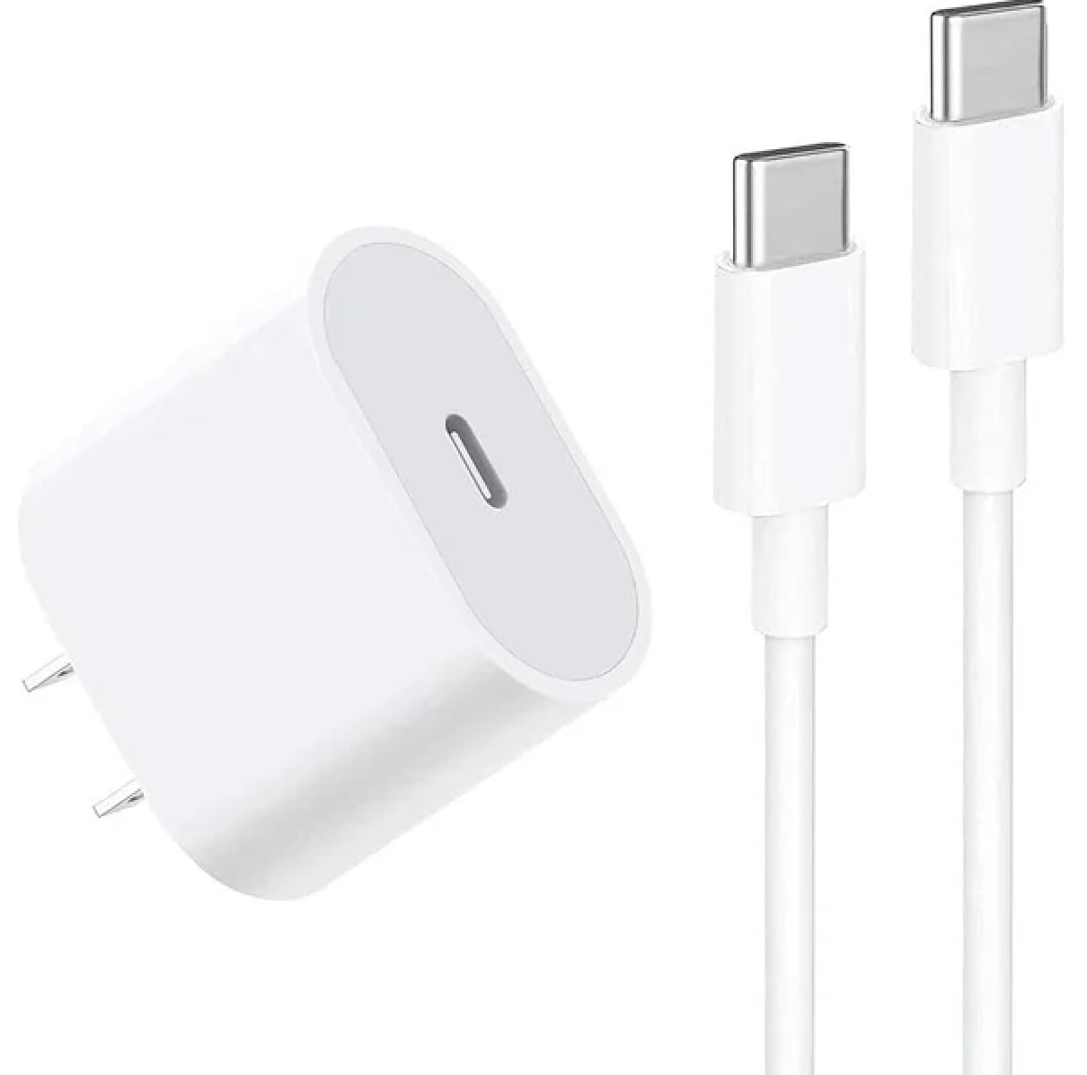 Cargador para Iphone 15, 16, ORIGINAL ,Carga Ultra rapida 35W, cubo y cable trenzado tipo C a C de 1m, compatible con iphone 15, 16 y Ipad Pro y 10, samsung, xiaomi, huawei OEM MFI premium, Mod. 2025