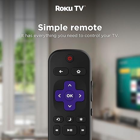 Hisense Television de 50 Pulgadas Serie R Class 4K Ultra HD, Pantalla LED Smart Roku TV con HDR Modo de Juego Funciona con Asistente Google y Alexa (Sin Bases) + Soporte de Pared (Reacondicionado)