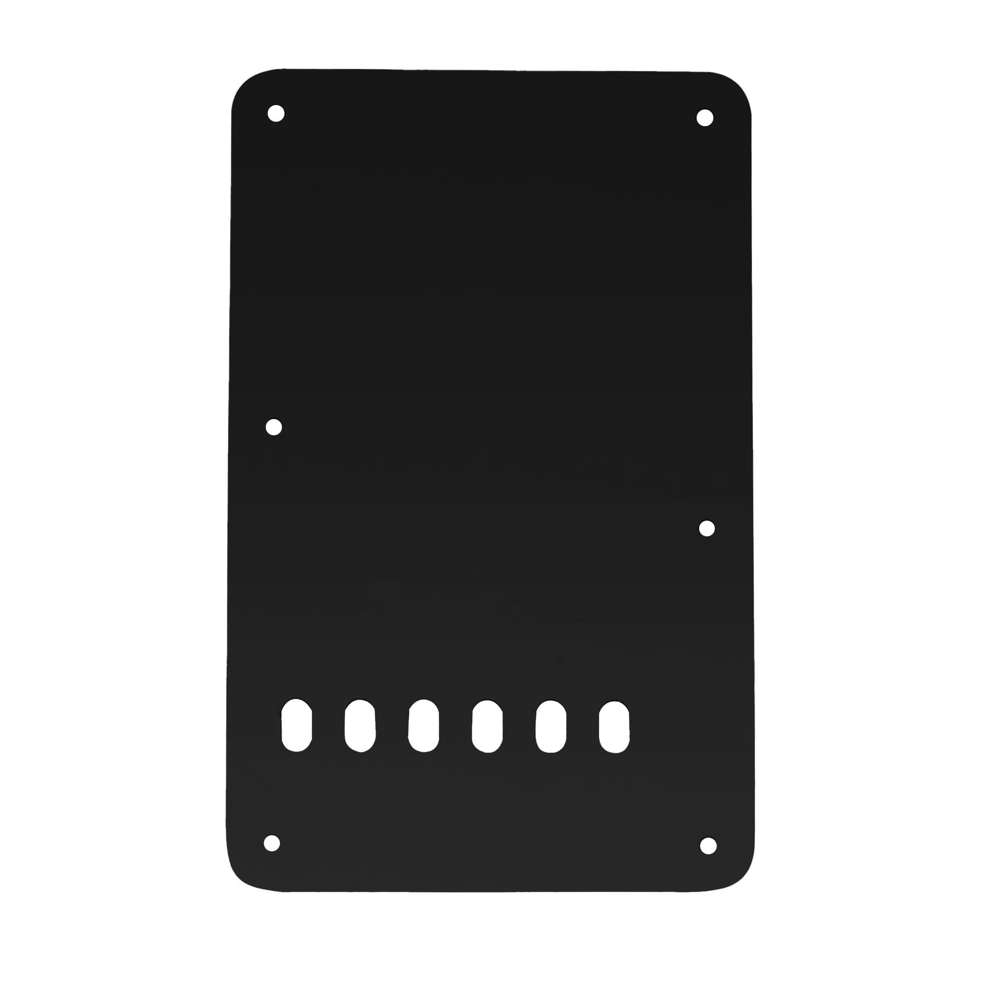Musiclily Pro 6 Agujeros Placa Trasera Strat Tapa de Trémolo para Affinity Series Squier Guitarra de estilo Strat,4 capas Abalone Shell