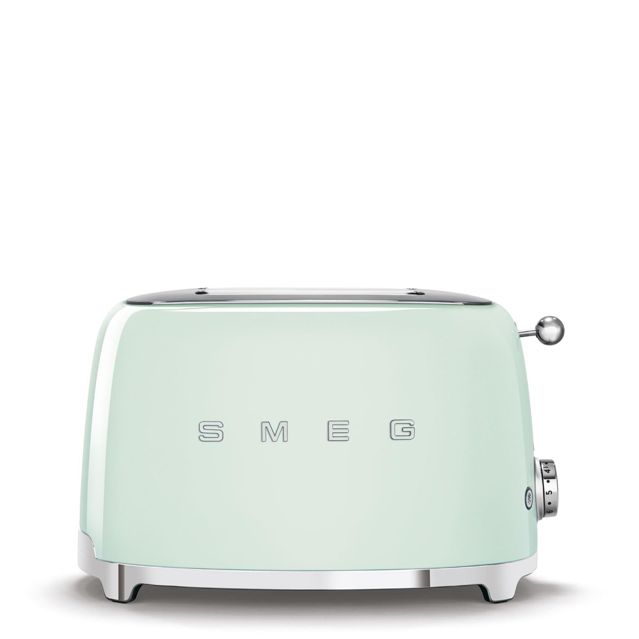 Smeg TSF01PGUS Tostadora 2 rebanadas, color Verde pastel