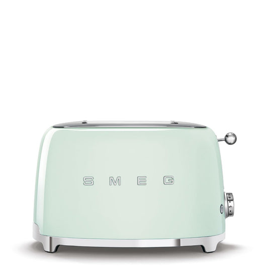 Smeg TSF01PGUS Tostadora 2 rebanadas, color Verde pastel