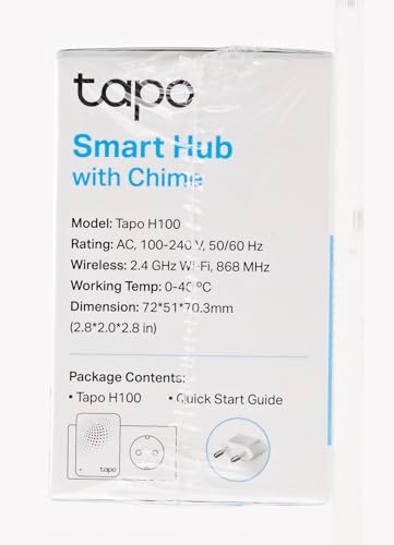 Tapo Hub con Sirena para T100-110 TP-Link H100