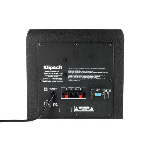 Klipsch Promedia 2.1 THX - Sistema de altavoces para computadora, color negro