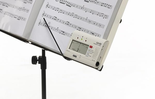 Korg CA-50 Afinador cromático para instrumentos orquestales con respaldo de memoria y función de apagado automático